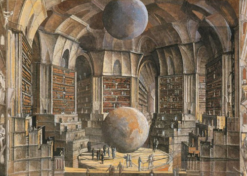 “La biblioteca de Babel” Erik Desmazier